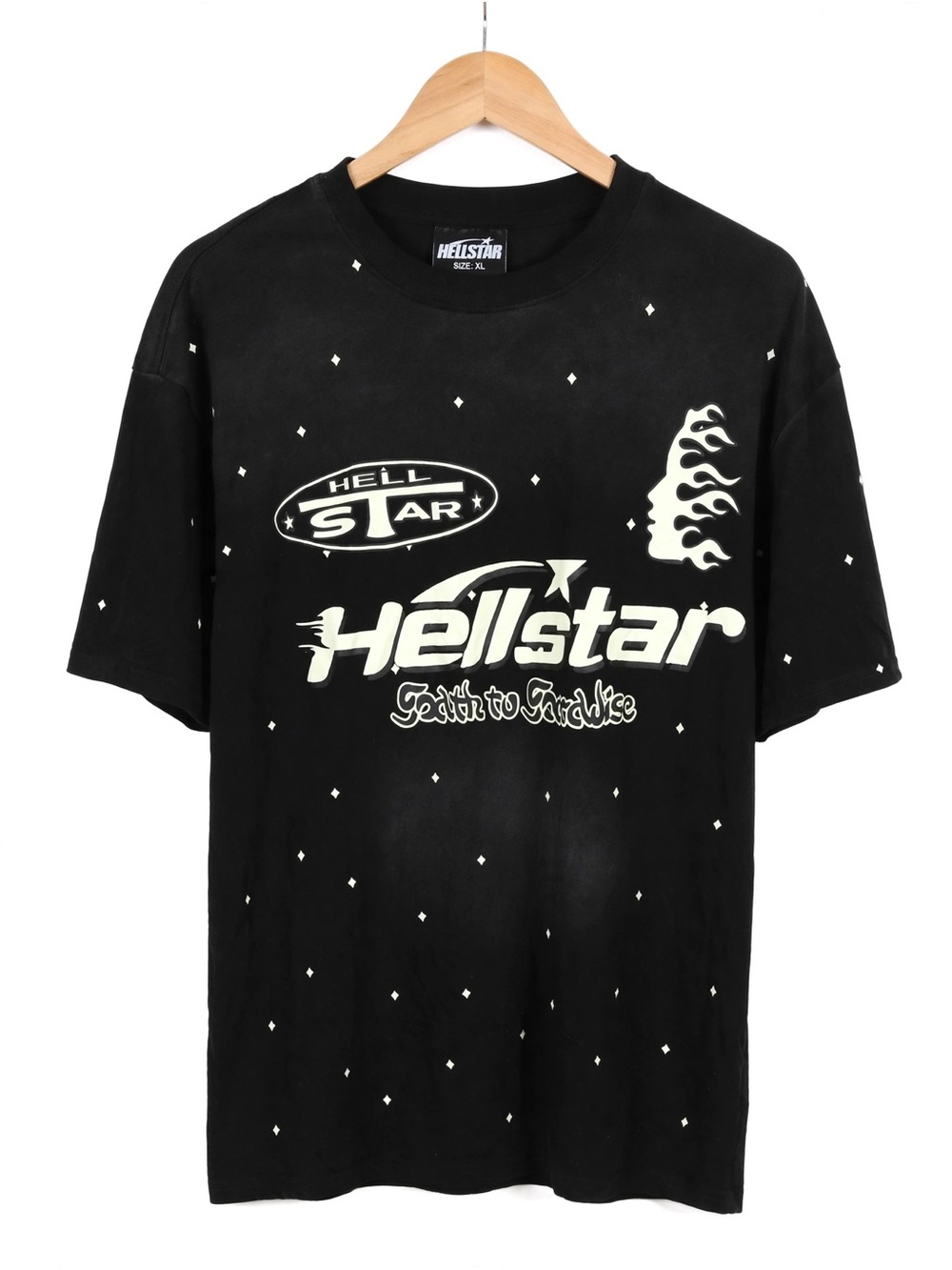 Hellstar Black Short-Sleeve Graphic Tee
